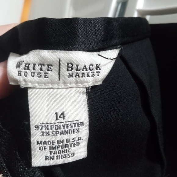 WHBM Size 14 Black pencil skirt. Perfect wardrobe staple. EUC - Picture 3 of 5